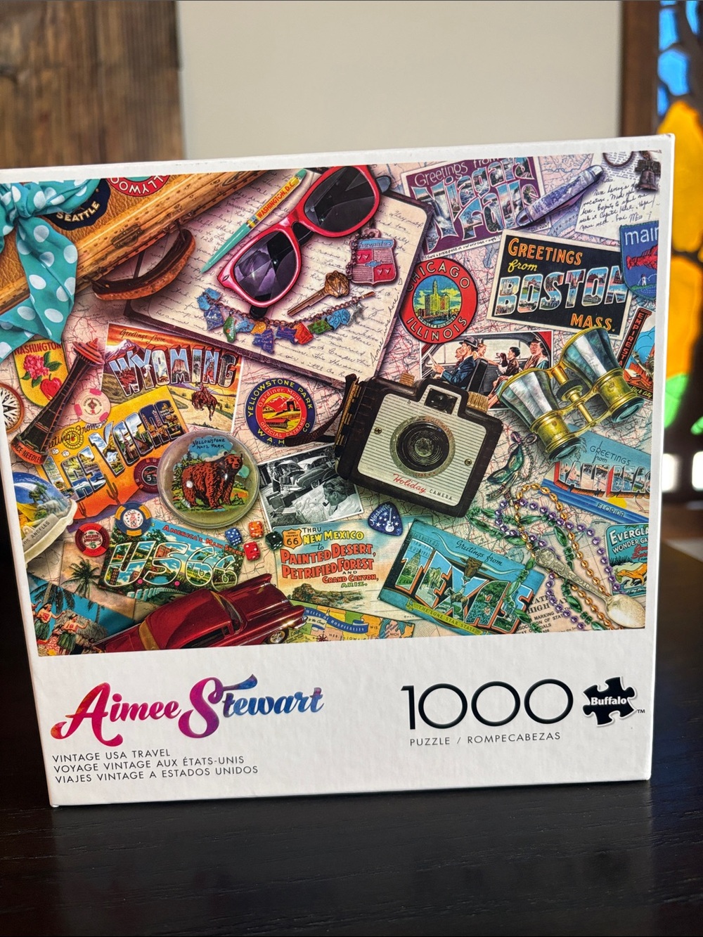 Lot. of TWO (2) Gorgeous Buffalo Games Aimee Stewart Jigsaw Puzzles 1,000 pieces - Picture 5 of 11